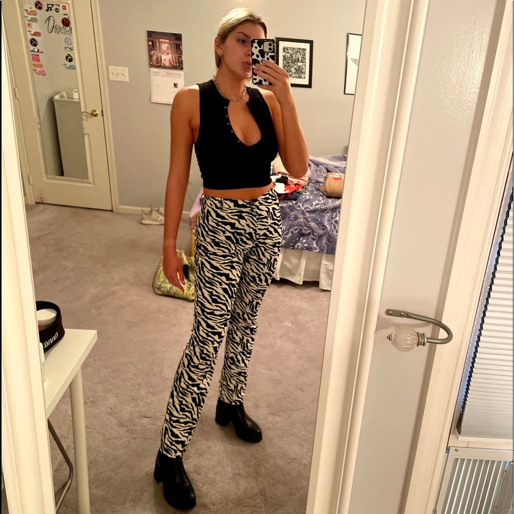 Motel Rocks Zebra Pants - Picture 2 of 2